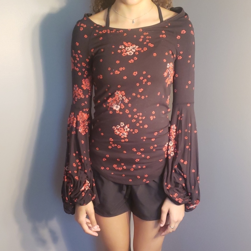 Free people Floral print top